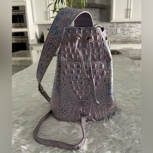 BRAHMIN Allie Violet Wonderland‎ Sling Bag Rare HTF